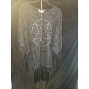 Kill Star Mesh Dress with Tassels